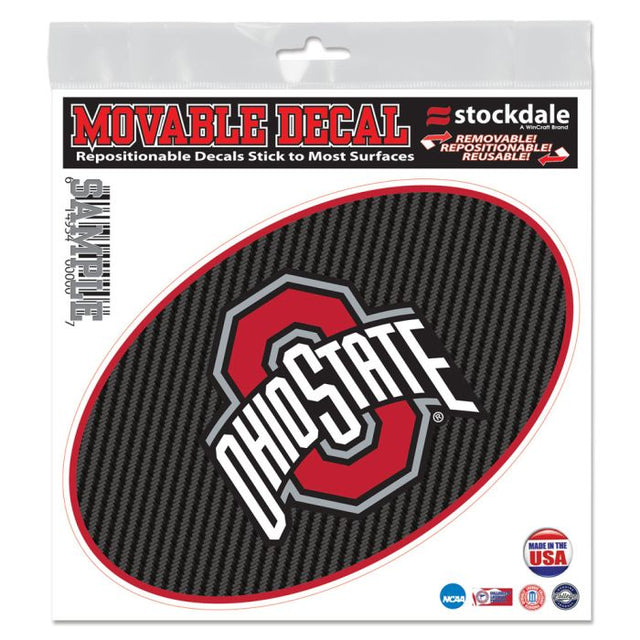 Ohio State Buckeyes CARBON All Surface Decal 6" x 6"