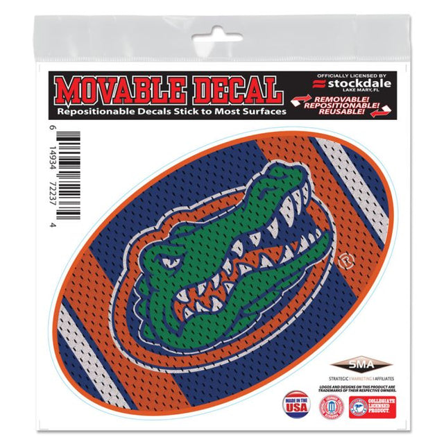 Calcomanía para todo tipo de superficies de la camiseta Florida Gators de 6" x 6"