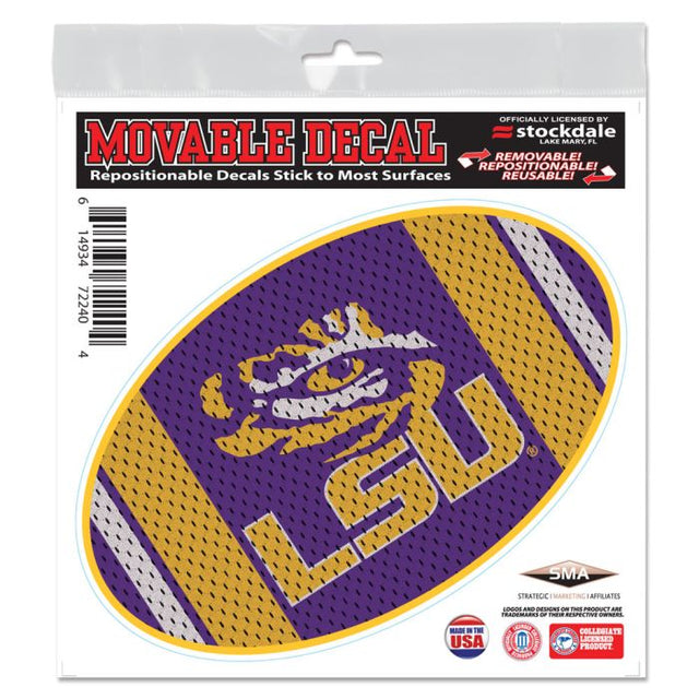 LSU Tigers JERSEY All Surface Decal 6" x 6"