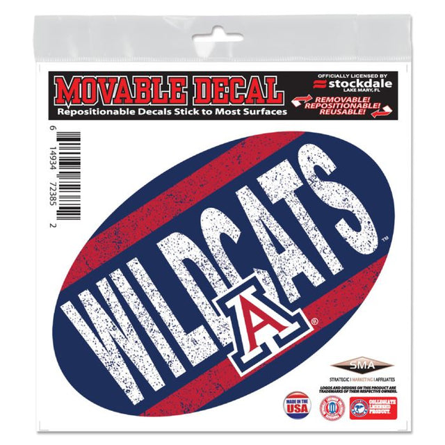 Calcomanía para todas las superficies de Arizona Wildcats VINTAGE de 6" x 6"