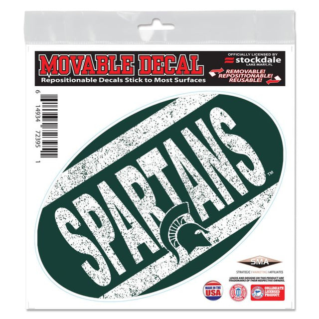 Michigan State Spartans VINTAGE All Surface Decal 6" x 6"