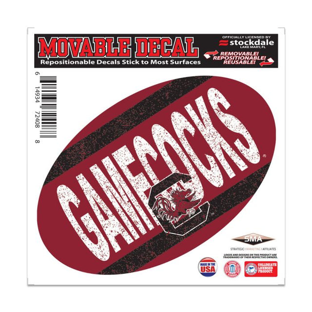 South Carolina Gamecocks VINTAGE All Surface Decal 6" x 6"