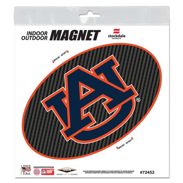 Auburn Tigers Outdoor Magnets 6" x 6"