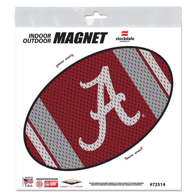 Alabama Crimson Tide JERSEY Outdoor Magnets 6" x 6"