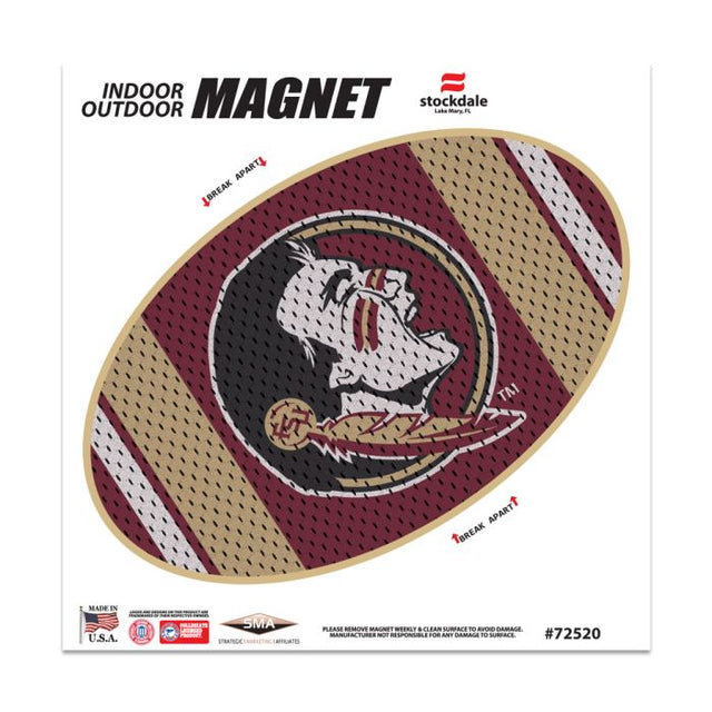 Imanes para exteriores de la camiseta de los Florida State Seminoles, 6" x 6"