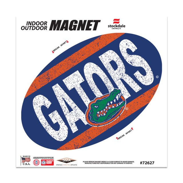 Imanes para exteriores vintage de Florida Gators, 6" x 6"