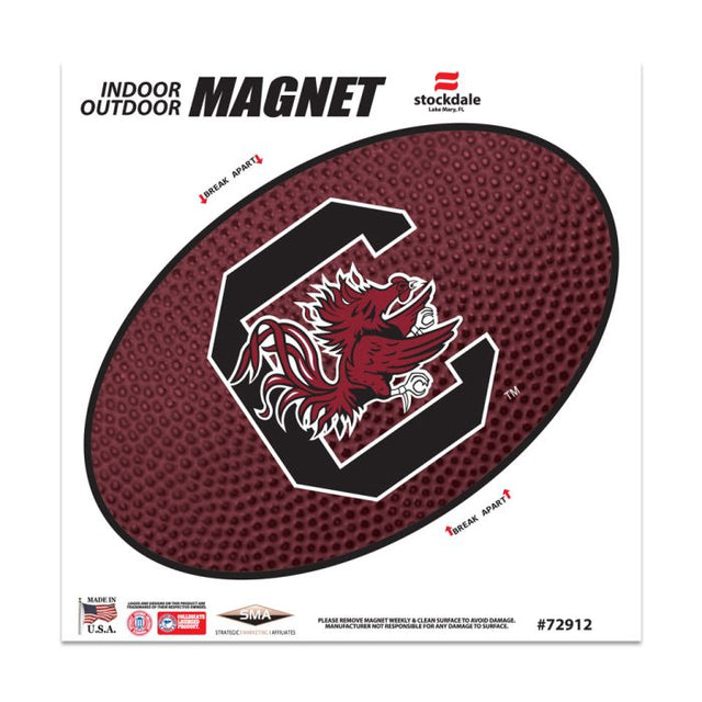 South Carolina Gamecocks TEAMBALL Outdoor Magnets 6" x 6"