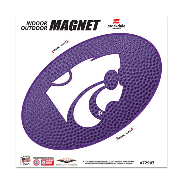 Imanes para exteriores TEAMBALL de Kansas State Wildcats, 6" x 6"