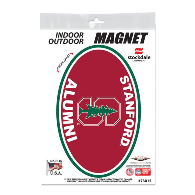 Stanford Cardinal Outdoor Magnets 5" x 7"