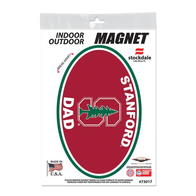 Stanford Cardinal Outdoor Magnets 5" x 7"