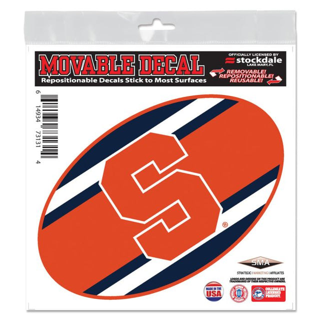 Syracuse Orange STRIPES All Surface Decal 6" x 6"