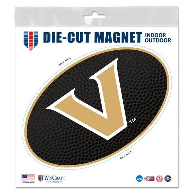 Imanes para exteriores TEAMBALL de Vanderbilt Commodores de 6" x 6"