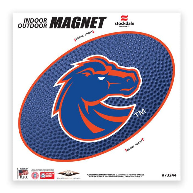 Imanes para exteriores de los Boise State Broncos, 12" x 12"