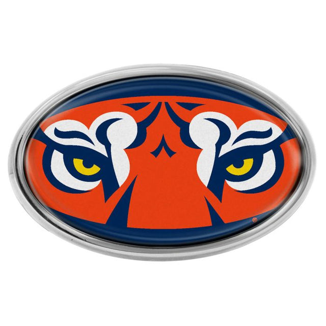 Emblema abovedado de metal cromado de los Auburn Tigers