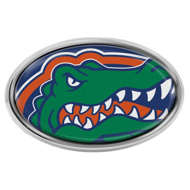 Emblema abovedado de metal cromado MEGA de los Florida Gators