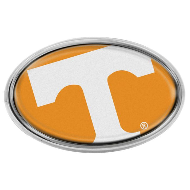 Emblema abovedado de metal cromado MEGA de Tennessee Volunteers