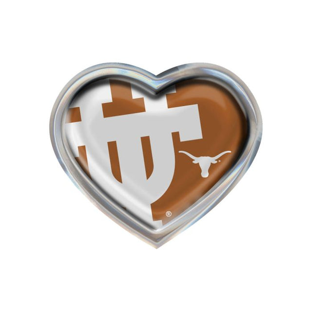 Emblema abovedado de metal cromado MEGA de Texas Longhorns