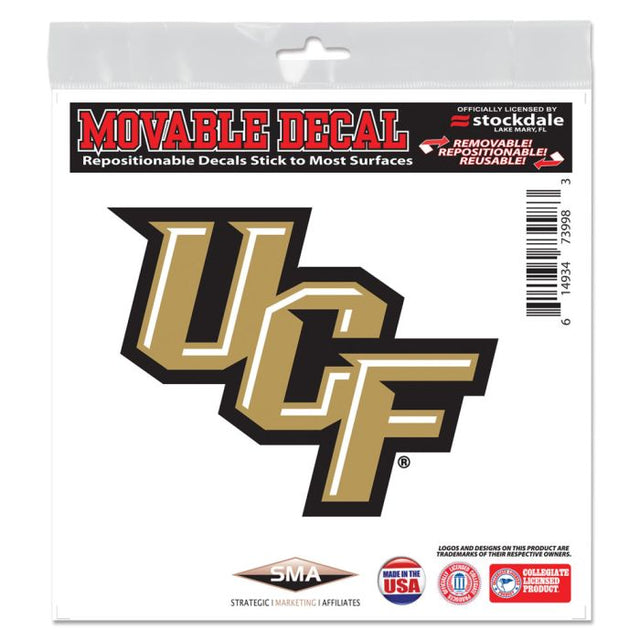 Calcomanía para todas las superficies de los UCF Knights, 6" x 6"