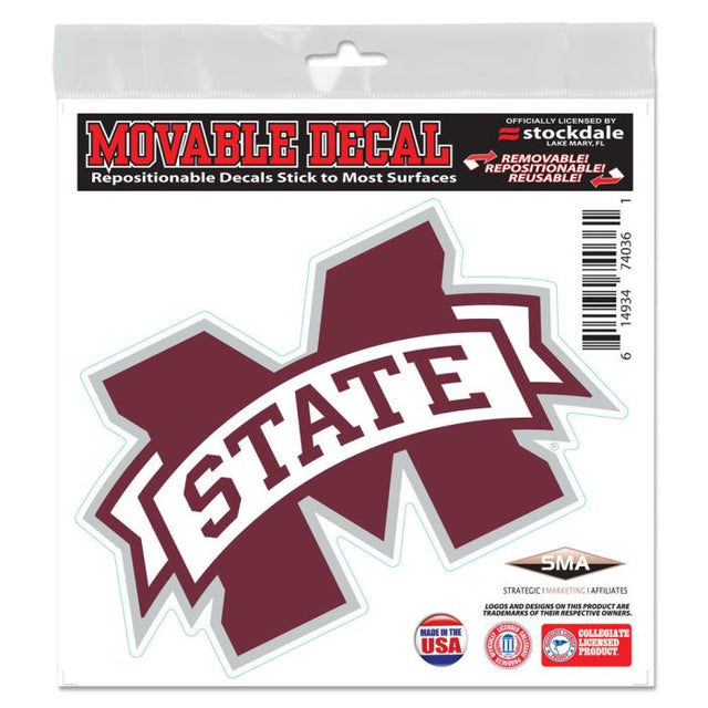 Mississippi State Bulldogs All Surface Decal 6" x 6"