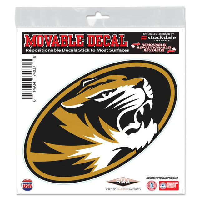 Missouri Tigers All Surface Decal 6" x 6"