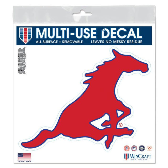 Southern Methodist Mustangs All Surface Decal 6" x 6"