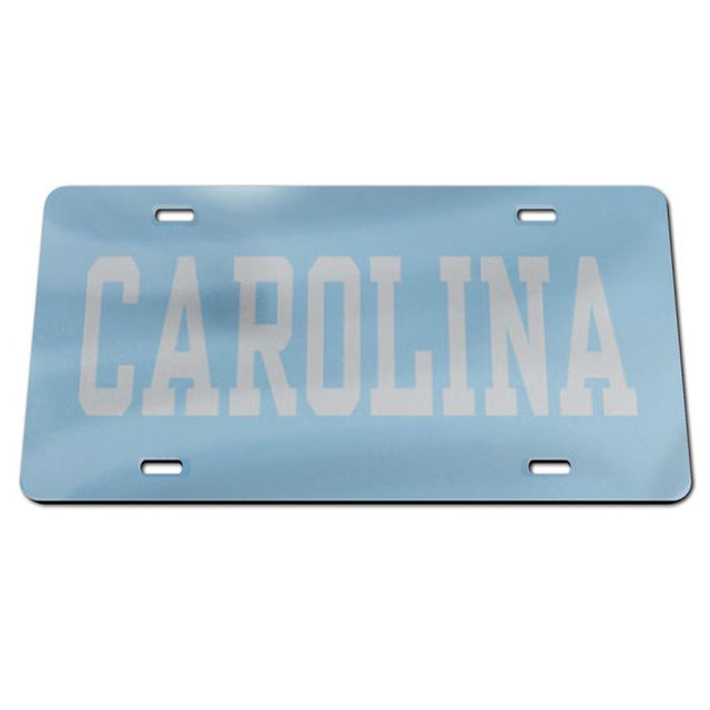 North Carolina Tar Heels Specialty Acrylic License Plate