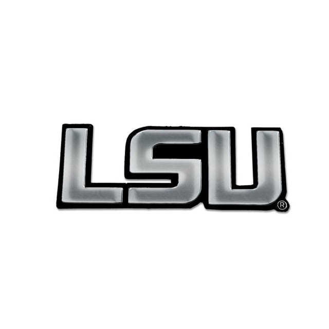 LSU Tigers Chrome Free Form Auto Emblem