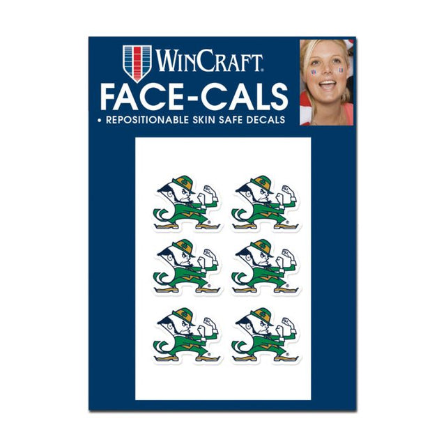 Notre Dame Fighting Irish LEPRECHAUN Face Cals