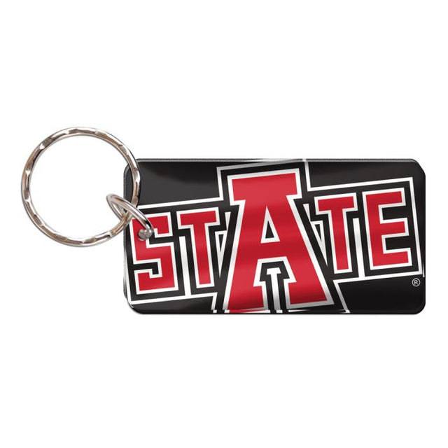 Llavero rectangular MEGA de los Arkansas State Red Wolves