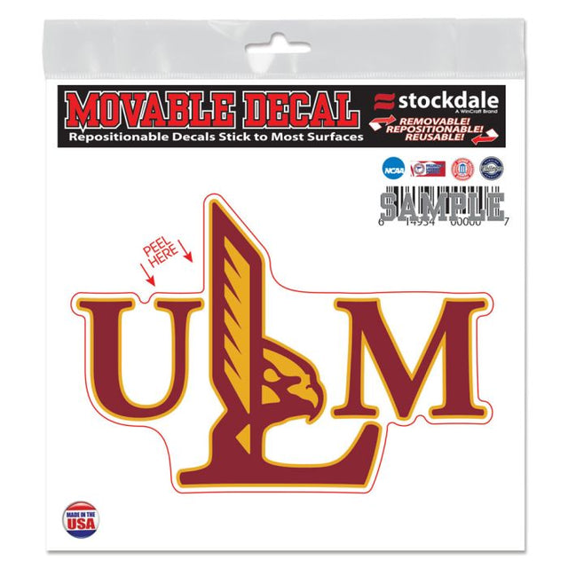 Louisiana - Monroe War Hawks All Surface Decal 6" x 6"