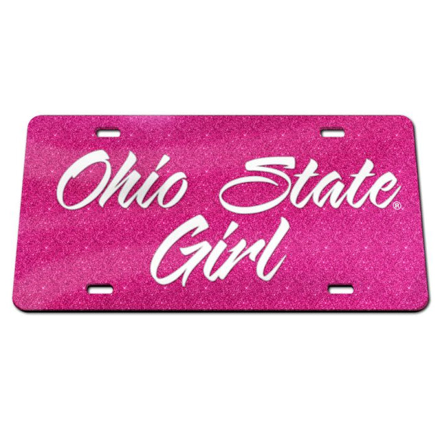 Ohio State Buckeyes Specialty Acrylic License Plate