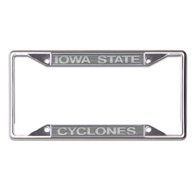 Iowa State Cyclones FROSTED Lic Plt Frame S/S Printed