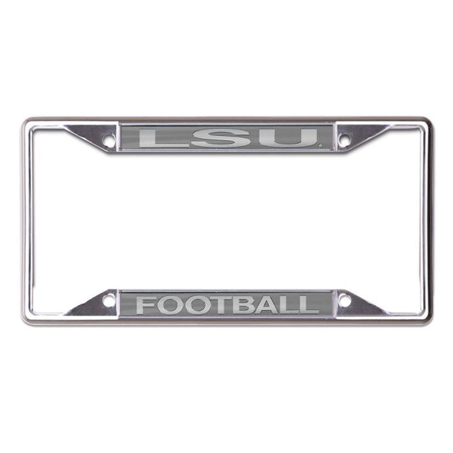 LSU Tigers FROSTED Lic Plt Frame S/S Impreso