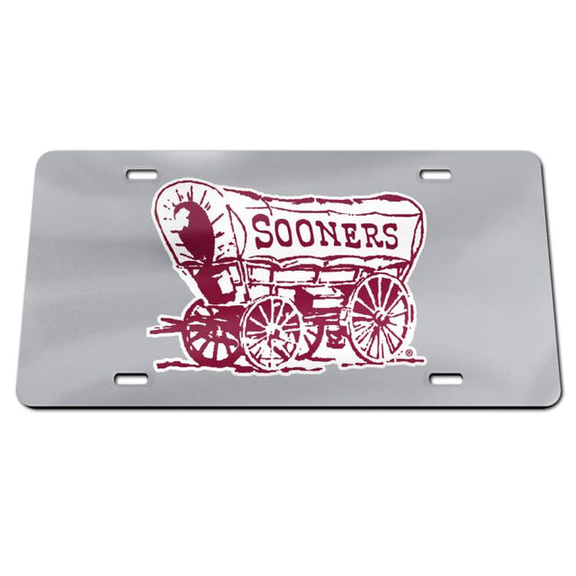 Oklahoma Sooners Specialty Acrylic License Plate