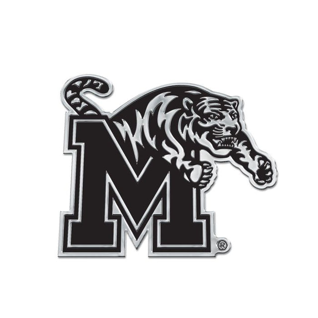 Memphis Tigers Chrome Free Form Auto Emblem