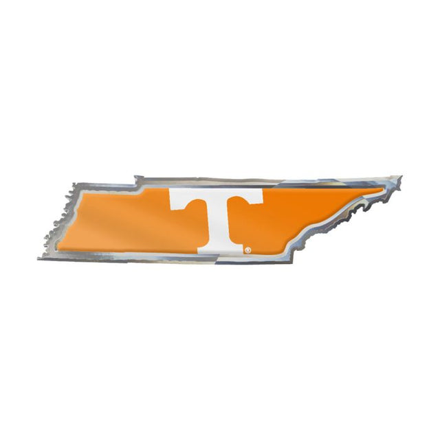 Tennessee Volunteers STATE Chrome Metal Domed Emblem