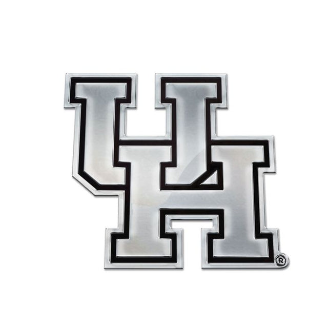 Houston Cougars Chrome Free Form Auto Emblem