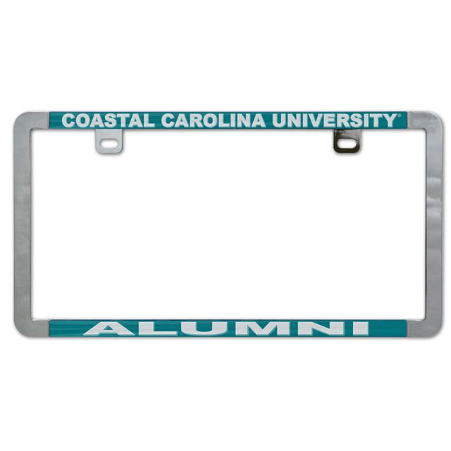 Coastal Carolina Chanticleers ALUMNI Metal Lic. Plate Frame Slim