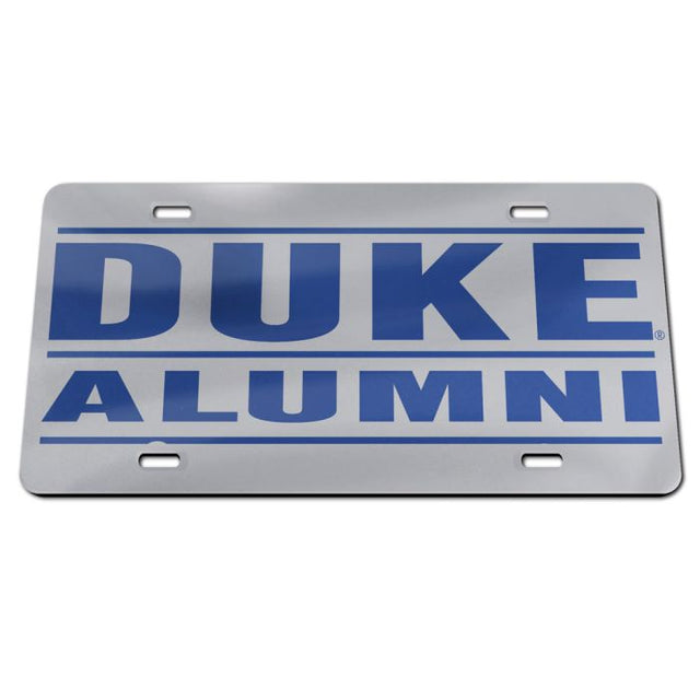 Placa de matrícula especial de acrílico de Duke Blue Devils