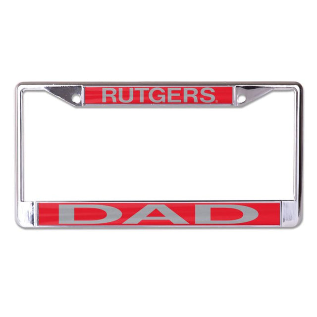 Rutgers Scarlet Knights Lic Plt Frame S/L Printed