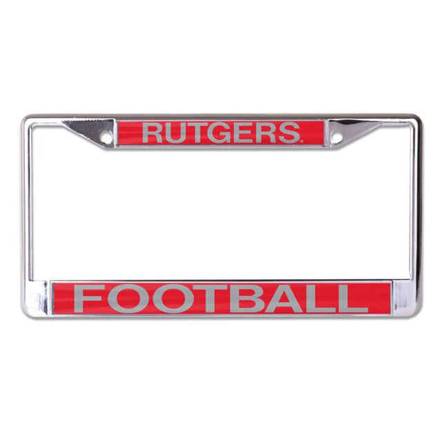 Rutgers Scarlet Knights Lic Plt Frame S/L Printed