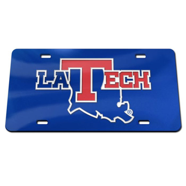 Matrícula acrílica especial de Louisiana Tech Bulldogs