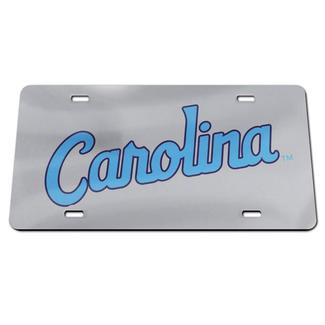 North Carolina Tar Heels Specialty Acrylic License Plate