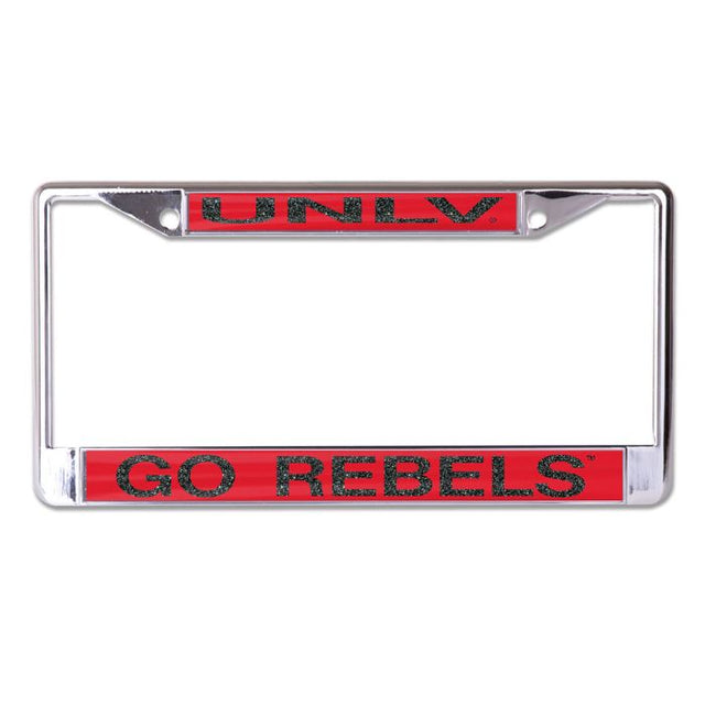 UNLV Rebels GLITTER LETTERS Lic Plt Frame S/L Printed