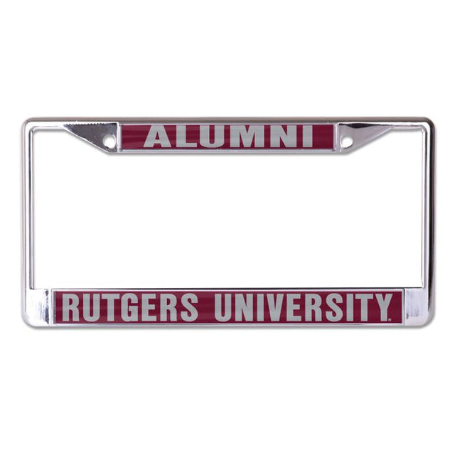 Rutgers Scarlet Knights Lic Plt Frame S/L Printed