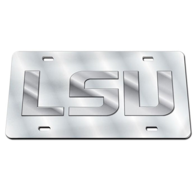 LSU Tigers Steel License Plate