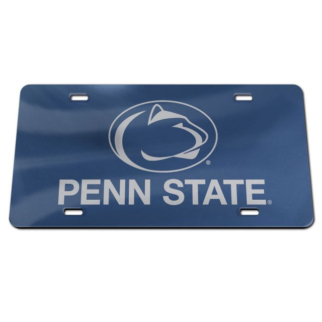 Placas de matrícula clásicas de acrílico de los Penn State Nittany Lions