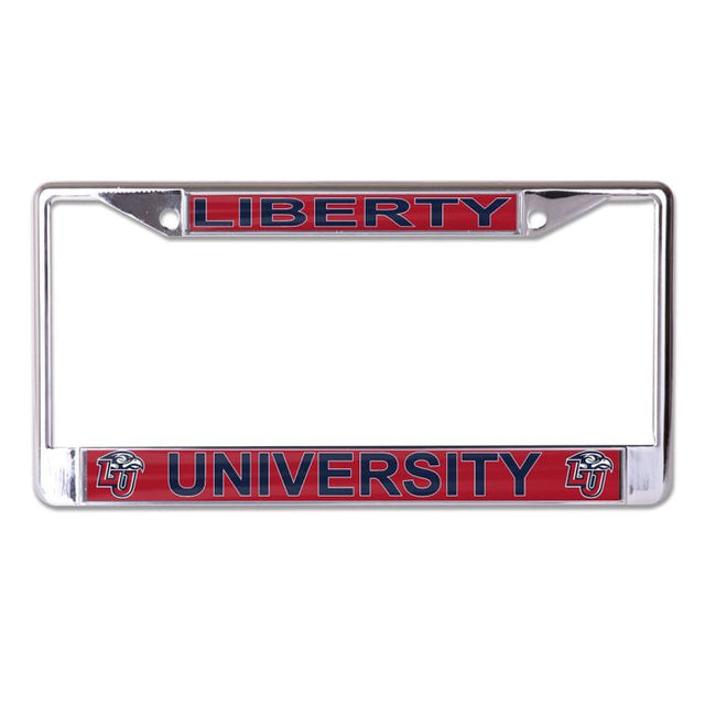 Liberty Flames Lic Plt Frame S/L Printed