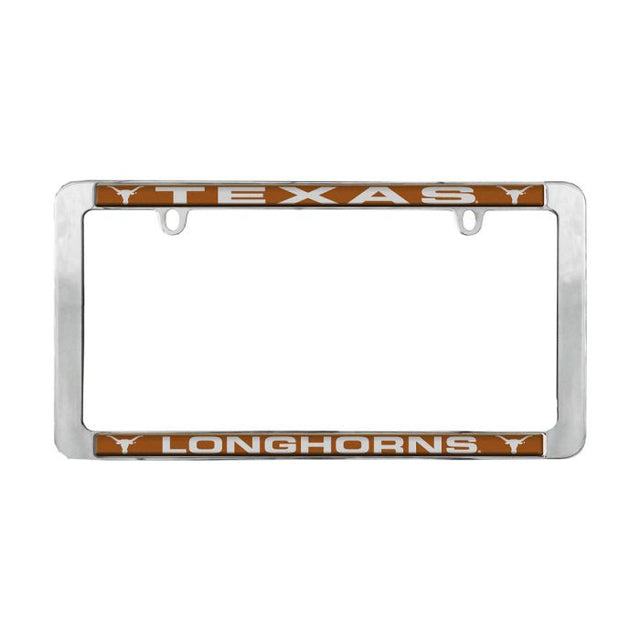 Marco de metal con borde fino y licencia de Texas Longhorns