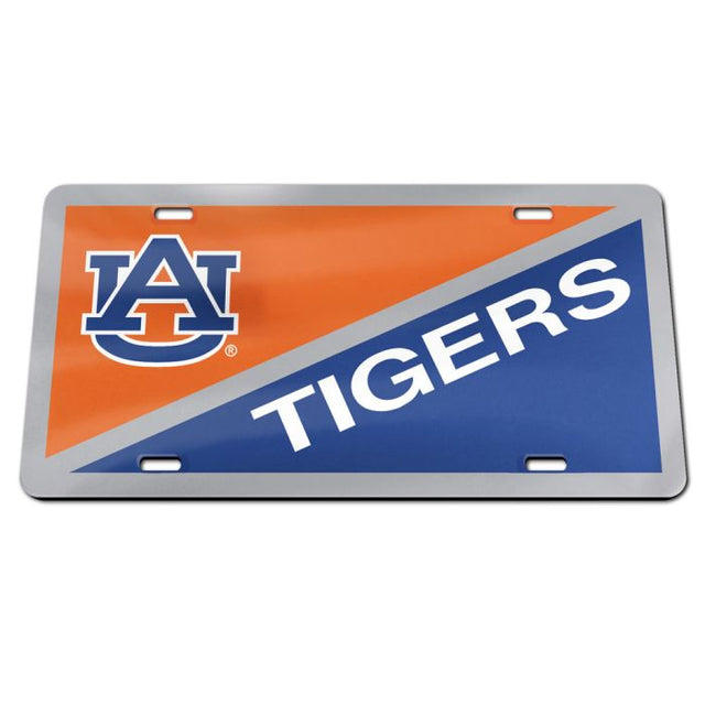 Placas de matrícula clásicas de acrílico de Auburn Tigers